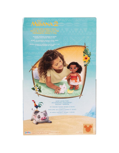 Muñeca Disney Moana 2 Simea con Pua 27,94 cm - Set de Juego