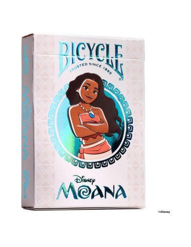 Baraja de Jugar Moana Disney - Bicycle - 84.8g - 9.2x6.5cm