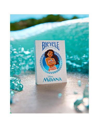 Baraja de Jugar Moana Disney - Bicycle - 84.8g - 9.2x6.5cm