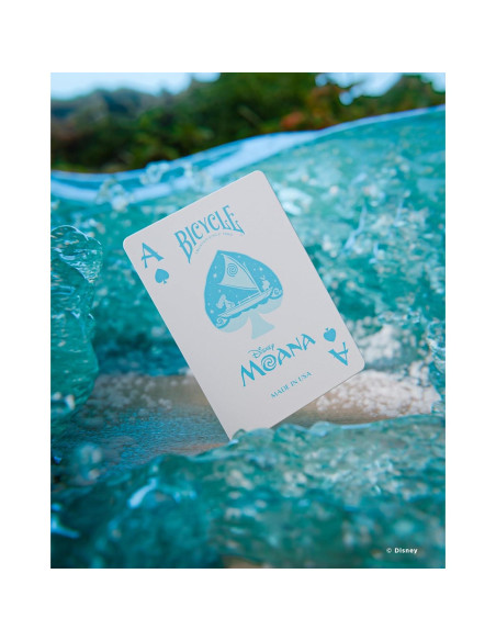 Baraja de Jugar Moana Disney - Bicycle - 84.8g - 9.2x6.5cm