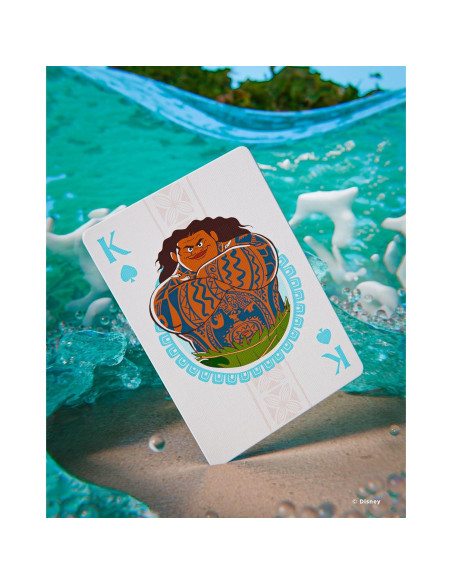 Baraja de Jugar Moana Disney - Bicycle - 84.8g - 9.2x6.5cm