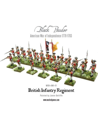 Kit de Modelo Regimiento de Infantería Británica 1:56 Warlord