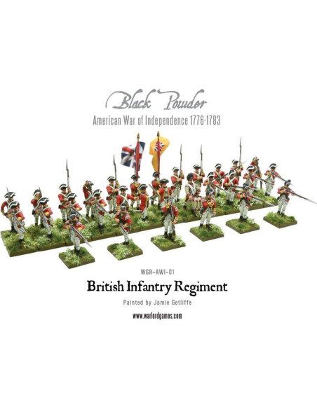 Kit de Modelo Regimiento de Infantería Británica 1:56 Warlord Kit de Modelo Regimiento de Infantería Británica 1:56 Warlord