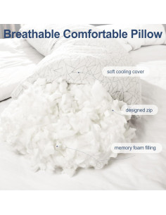 Almohada Corporal ELAORY 50,8x137,2 cm Espuma Viscoelástica 2