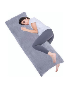 Almohada Corporal 1 MIDDLE ONE 137x51 cm Firme Gris