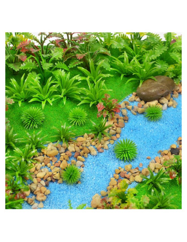 100 Árboles Miniatura MOMOONNON para Diorama y Ferrocarril