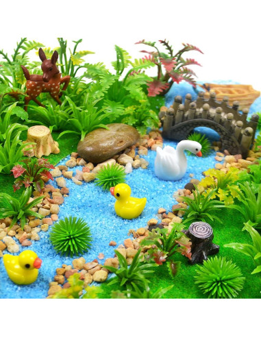 100 Árboles Miniatura MOMOONNON para Diorama y Ferrocarril