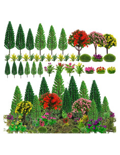 32 Piezas Árboles Artificiales Zofusaier para Diorama