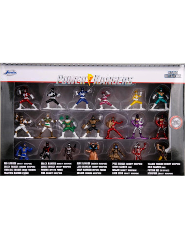 Figuras Coleccionables Power Rangers Jada Toys 20-Pack 4,19 cm