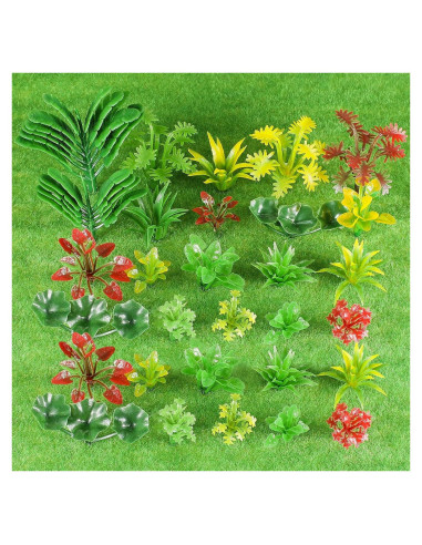120 Árboles Miniatura Tropical Sosation para Diorama 3-6 cm