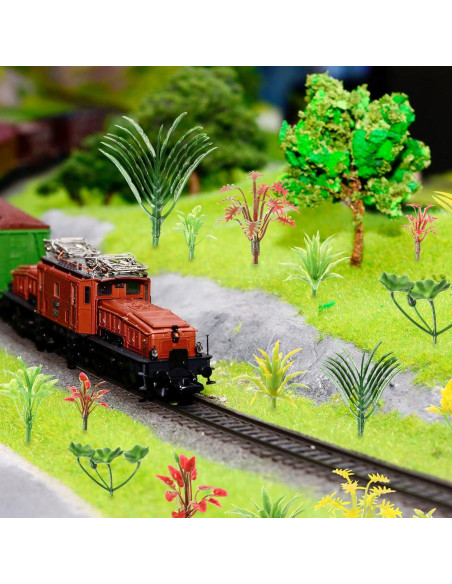 120 Árboles Miniatura Tropical Sosation para Diorama 3-6 cm