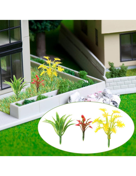 120 Árboles Miniatura Tropical Sosation para Diorama 3-6 cm