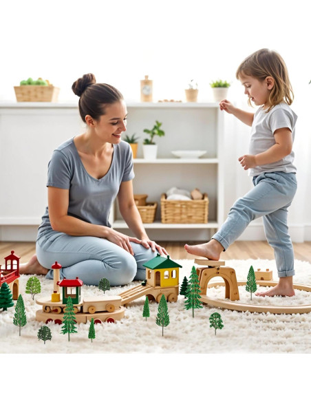 42 Mini Árboles de Plástico DIVINA VITAE 3.05-16 cm Verde