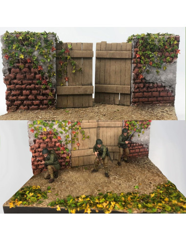 Hojas Miniatura Realistas FOIMAS para Diorama y Jardín de Hadas