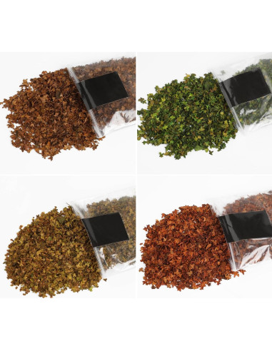 Hojas Miniatura Realistas FOIMAS para Diorama y Jardín de Hadas