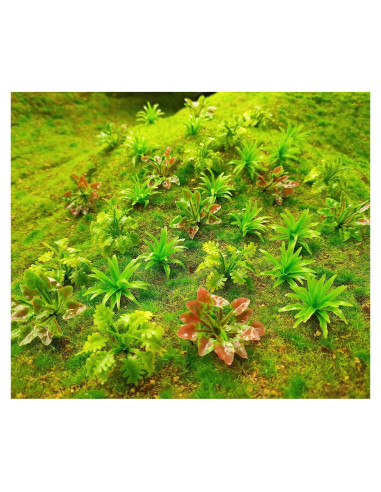 90 Piezas Mini Árboles y Flores Modelo BANBALLON 3,56-5,08 cm