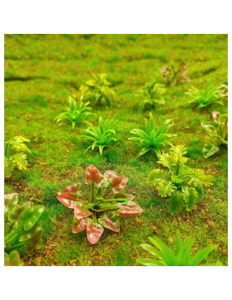 90 Piezas Mini Árboles y Flores Modelo BANBALLON 3,56-5,08 cm