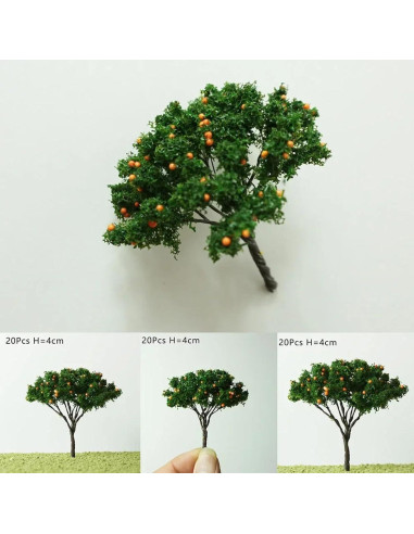 Kit de Mini Árboles Falsos DUOLAIYUNSO 20Pcs 4cm Decoración