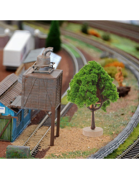 ARTIBETTER 4pcs Árboles Falsos Miniatura 7x4.5cm Jardín