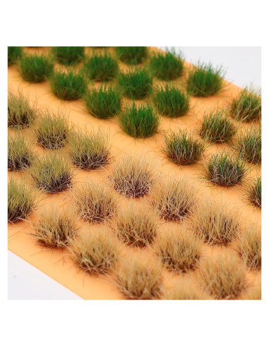 60 Piezas Tufts de Grama Estática Miniatura Quancru
