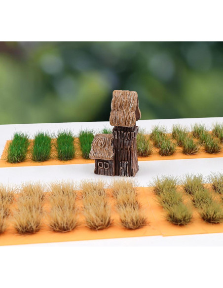 60 Piezas Tufts de Grama Estática Miniatura Quancru