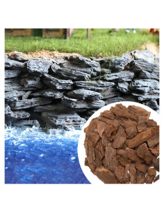 Materiales de Diorama de Corteza Miniatura Warmtree 40.8g