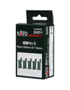 Patas de Puente KATO N Gauge 23-017-1, Paquete de 5 2