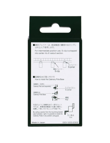 Patas de Puente KATO N Gauge 23-017-1, Paquete de 5