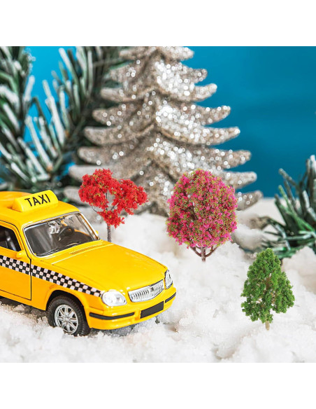 16 Piezas Árboles Miniatura GLEAVI PVC Realistas 6.87 cm 16 Piezas Árboles Miniatura GLEAVI PVC Realistas 6.87 cm