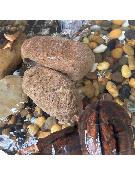 Piedras de río naturales SHIZWU 2-3" color mixto 18kg