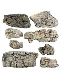 Rocas Facetadas Woodland Scenics 8 Piezas 11,43x25,4cm