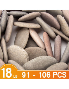 Rocas de Río BLXQI 92-100 PCS 8.25 kg 5-8.4 cm para Pintar 2