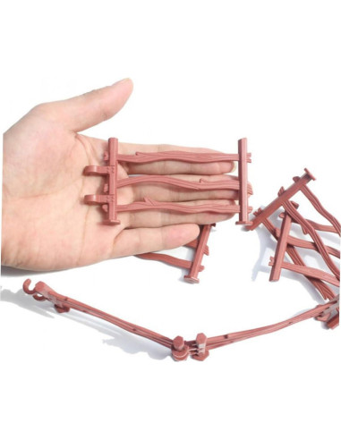 Cerca Miniatura ARTIBETTER 120pcs Plástico Rojo para Jardín