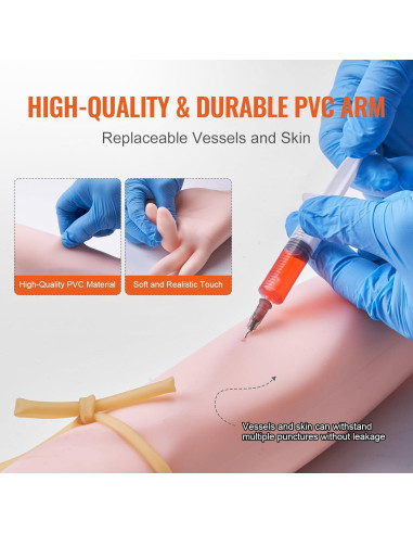 Kit de Práctica IV VEVOR para Flebotomía con Soporte