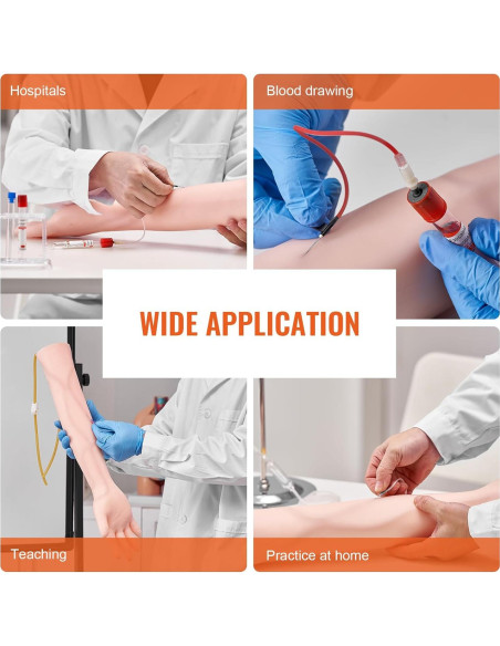 Kit de Práctica IV VEVOR para Flebotomía con Soporte