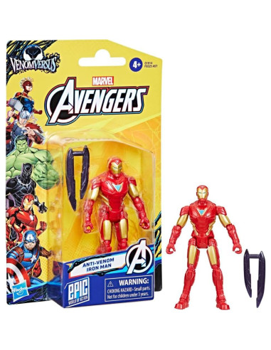 Figura de Acción Marvel Anti-Venom Iron Man 10 cm Hasbro