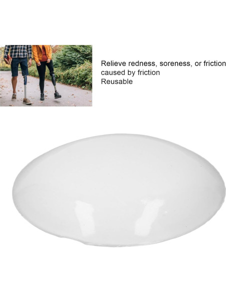 Almohadilla Protésica de Silicona SASKATE para Pierna Amputada