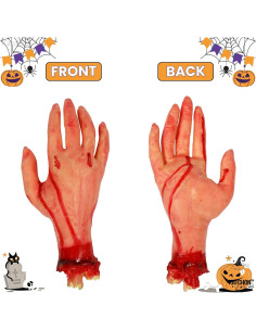 Mano Sangrienta Falsa KatchOn 25,4 cm Halloween 2