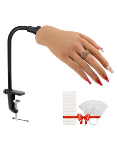 Mano de Práctica de Silicona TGIRL para Uñas Acrílicas