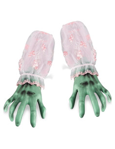 Manos de Esqueleto de Halloween SUNREEK 33.5x13 cm Realistas