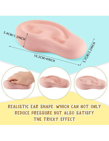 2 Piezas Juguete Antiestrés Oídos Falsos Hungdao 10.2 cm