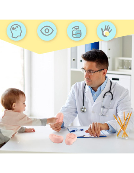 2 Piezas Juguete Antiestrés Oídos Falsos Hungdao 10.2 cm