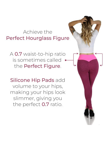 Almohadillas de Cadera Silicona Skinister 40.6x23.5cm - Negro