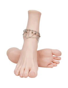 Pie de Silicona Realista Maletofe 1:1 para Exhibición 2