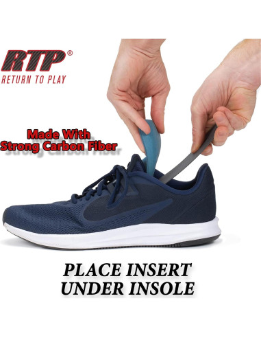 Inserto Rígido de Fibra de Carbono 23 cm para Zapatos