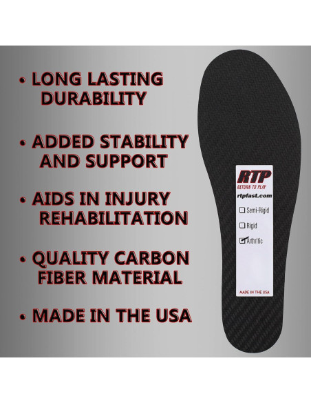 Inserto Rígido de Fibra de Carbono 23 cm para Zapatos Inserto Rígido de Fibra de Carbono 23 cm para Zapatos