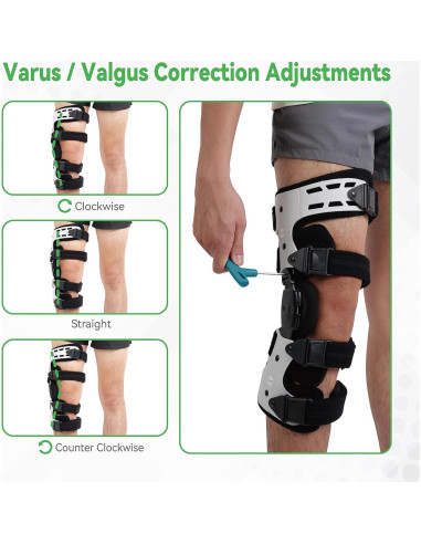 Ortesis de Rodilla OA Unloader Orthomen para Artritis Derecha