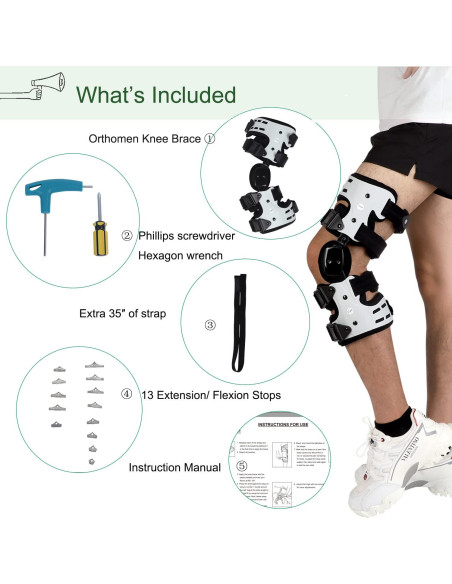 Ortesis de Rodilla OA Unloader Orthomen para Artritis Derecha