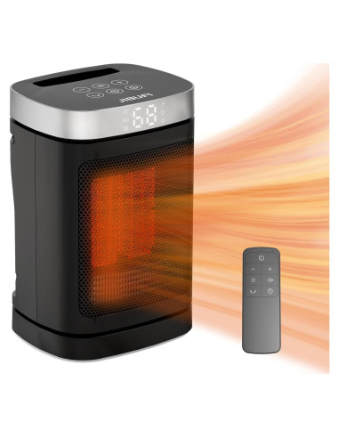 Calentador de espacio portátil JIBUFI 1500W con control remoto