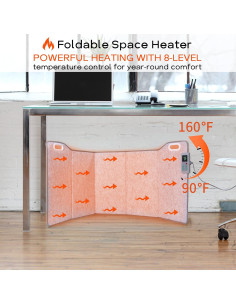 Calentador Eléctrico Plegable ESSUNTIAL 71C para Oficina y Hogar 2